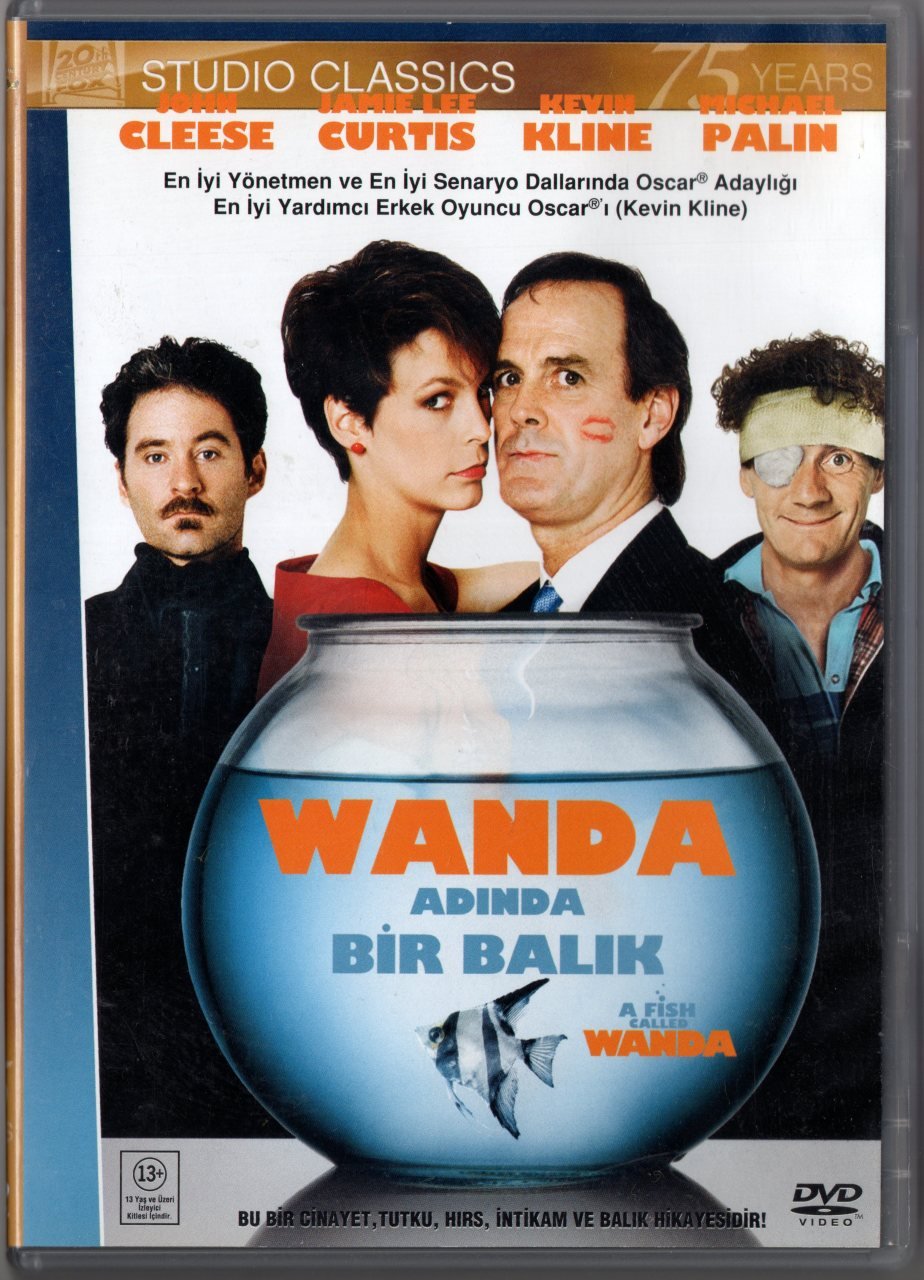 WANDA ADINDA BİR BALIK - A FISH CALLED WANDA - JOHN CLEESE - JAMIE LEE CURTIS - KEVIN KLINE - DVD 2.EL
