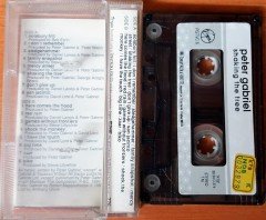 PETER GABRIEL - SHAKING THE TREE (1990) TOPKAPI CASSETTE MADE IN TURKEY ''USED'' PAPER LABEL