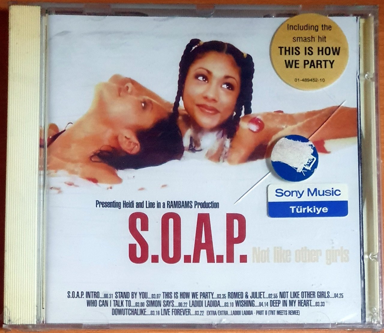 S.O.A.P. NOT LIKE OTHER GIRLS SOUNDTRACK / REMEE ZHIVAGO (1998) - CD SIFIR