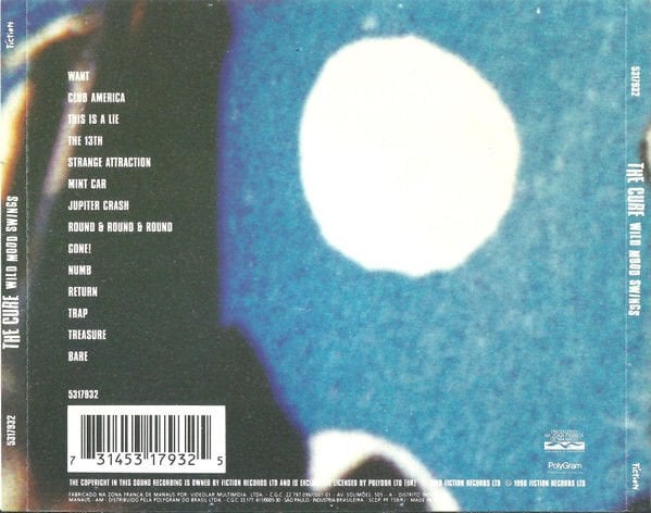 THE CURE - WILD MOOD SWINGS (1996) - CD AMBALAJINDA SIFIR