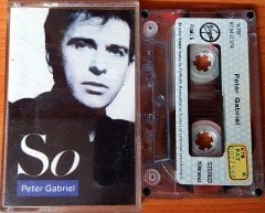 PETER GABRIEL - SO (1987) TOPKAPI CASSETTE MADE IN TURKEY ''USED'' PAPER LABEL
