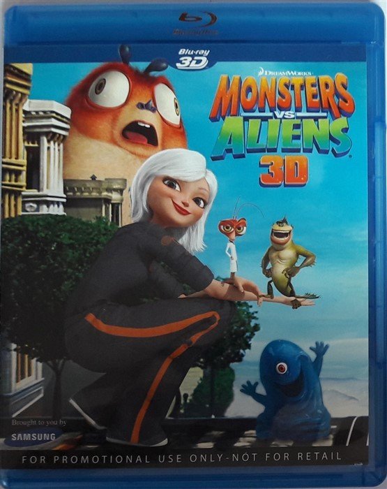MONSTERS vs ALIENS - 3DBLU-RAY 2.EL TR ALTYAZI YOKTUR