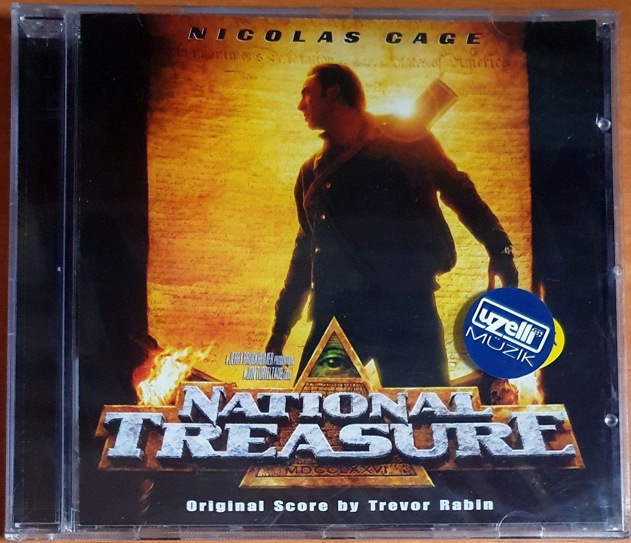 NATIONAL TREASURE SOUNDTRACK / TREVOR RABIN (2004) - CD SIFIR