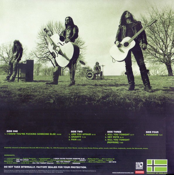 TYPE O NEGATIVE - THE ORIGIN OF THE FECES (1992) - 2LP 2022 COLOURED EDITION SIFIR PLAK