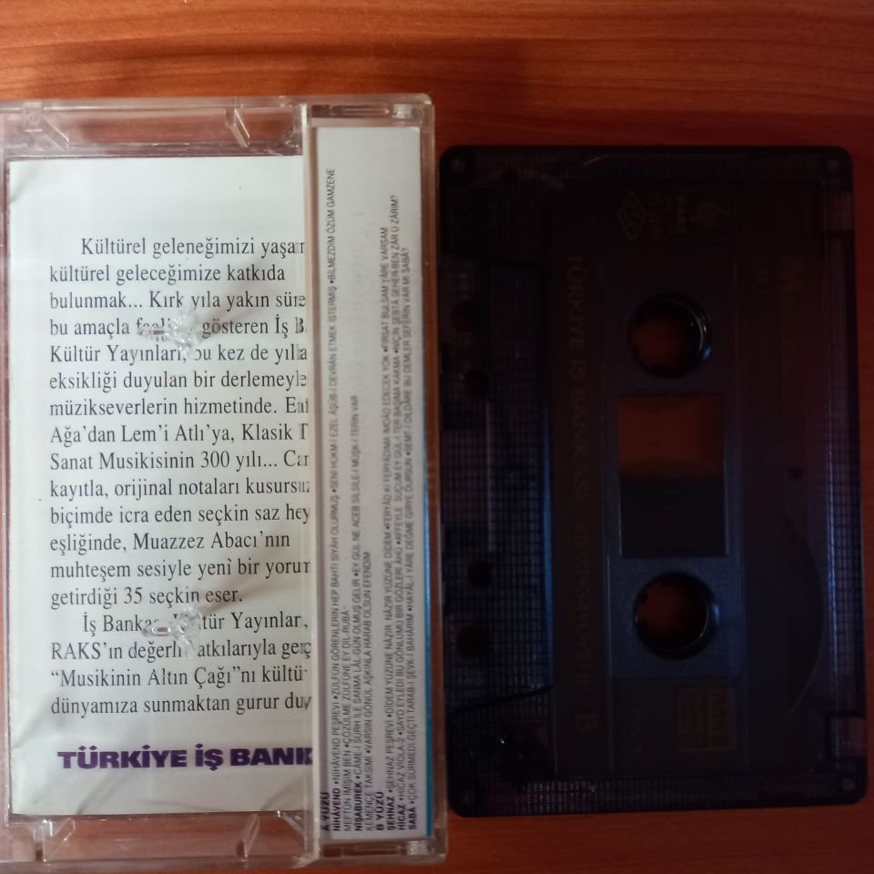 MUAZZEZ ABACI - MUSİKİNİN ALTIN ÇAĞI 2 (1993) - KASET 2.EL