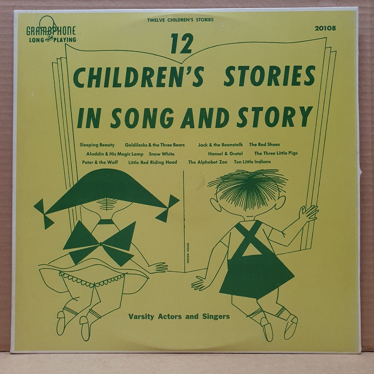 12 CHILDREN'S STORIES IN SONG AND STORY / VARSITY ACTORS AND SINGERS - LP 2.EL PLAK