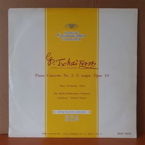 PETER TSCHAIKOVSKY: PIANO CONCERTO NO.2 G MAJOR OPUS 44 / SHURA CHERKASSY, THE BERLIN PHILHARMONIC ORCHESTRA, RICHARD KRAUS - LP 2.EL PLAK