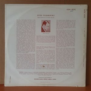 PETER TSCHAIKOVSKY: PIANO CONCERTO NO.2 G MAJOR OPUS 44 / SHURA CHERKASSY, THE BERLIN PHILHARMONIC ORCHESTRA, RICHARD KRAUS - LP 2.EL PLAK