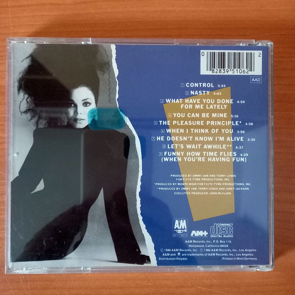 JANET JACKSON – CONTROL (1986) - CD 2.EL