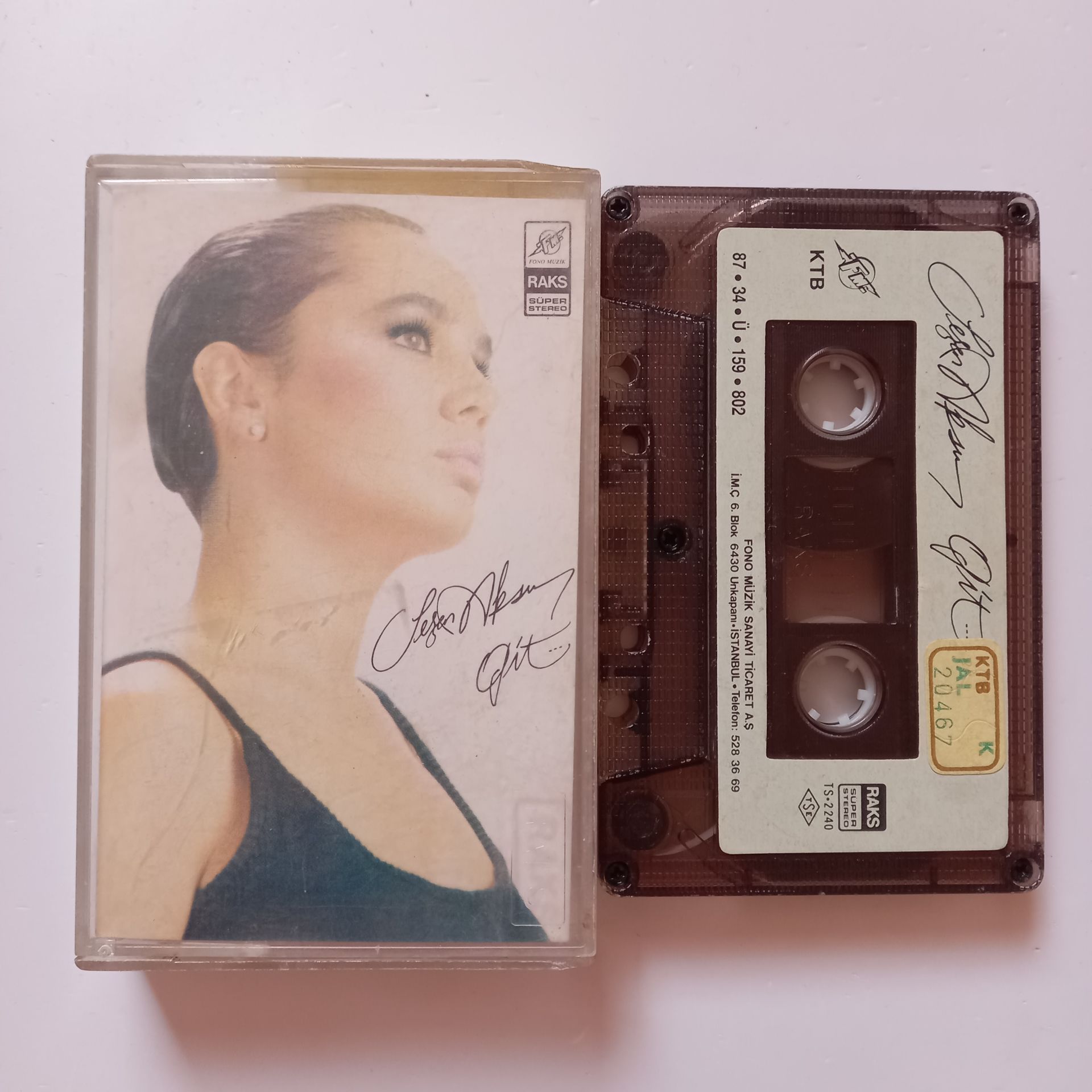 SEZEN AKSU - GİT... (1987) - KASET 2.EL