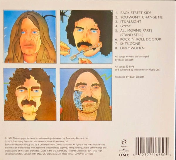 BLACK SABBATH – TECHNICAL ECSTASY (1979) - CD REMASTERED 2009 REISSUE DIGIPAK AMBALAJINDA SIFIR
