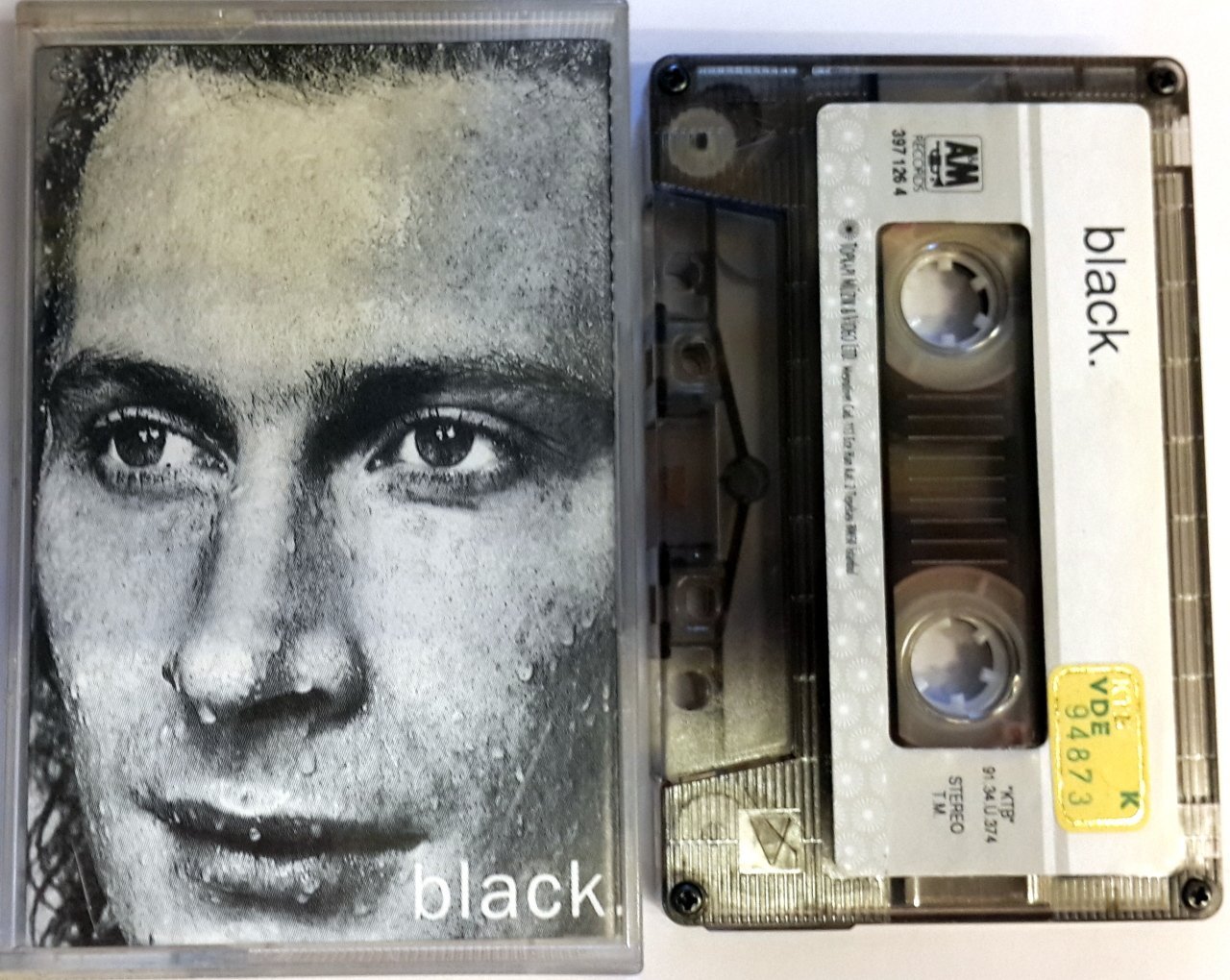 BLACK - same title 3rd album CASSETTE 1991 MADE IN TURKEY ''USED''