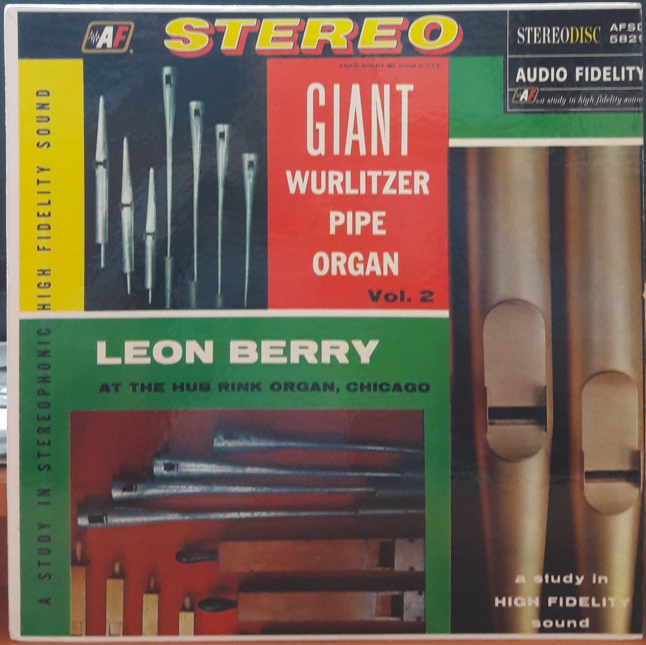 LEON BERRY - AT THE GIANT WURLITZER PIPE ORGAN VOL.2 - PLAK 2.EL