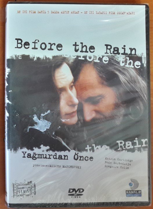 BEFORE THE RAIN - YAĞMURDAN ÖNCE - Pred dozhdot - MILCHO MANCHEVSKI - DVD SIFIR