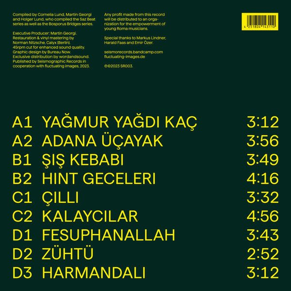 DISCO DANCES FROM TURKEY - VARIOUS ARTISTS (2023) - 2LP COMPILATION 45RPM GATEFOLD SIFIR PLAK