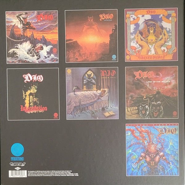 DIO – THE COMPLETE ALBUMS 1983-1993 (2025) - 9LP REISSUE REMASTERED REPRESS LIMITED EDITION BOX SET SIFIR PLAK