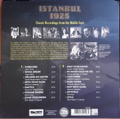 ISTANBUL 1925 - PLAK 2.EL ŞÜKRÜ TUNAR,KEMANİ HAYDAR TATLIYAY, PERİHAN ALTINDAĞ