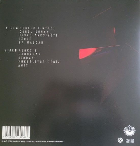 SHE PAST AWAY - DİSKO ANKSİYETE (2019) - LP 2022 REPRESS SIFIR PLAK