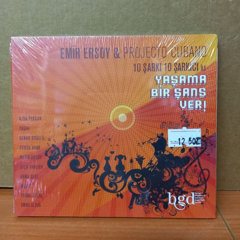 EMİR ERSOY & PROJECTO CUBANO - 10 ŞARKI 10 ŞARKICI / AJDA PEKKAN, YAŞAR, KENAN DOĞLULU, FUNDA ARAR, DENİZ SEKİ (2010) - CD SIFIR