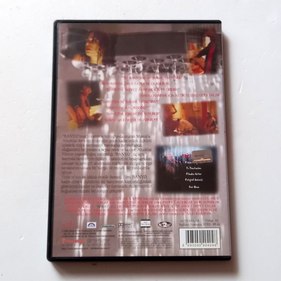 BANYO -SELÇUK YÖNTEM, SERAY SEVER, JANSET - YÖN.: MUSTAFA ALTIOKLAR - DVD 2.EL