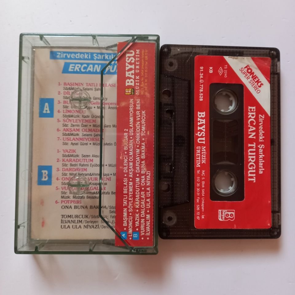 ERCAN TURGUT - ZİRVEDEKİ ŞARKILARLA (1991) - KASET 2.EL