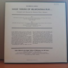 MAGIC VIOLINS OF VILLAFONTANA (1966) - LP 2.EL PLAK
