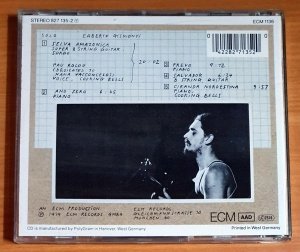 EGBERTO GISMONTI - SOLO (1979) - CD ECM RECORDS 2.EL