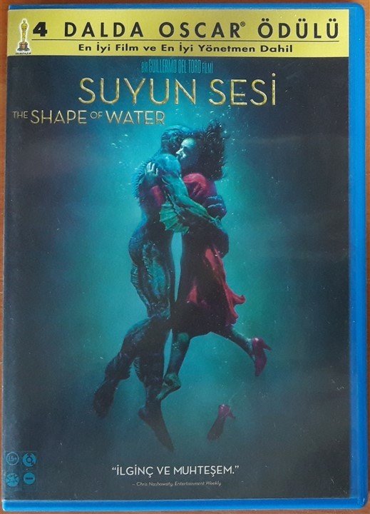 SUYUN SESİ - THE SHAPE OF WATER - SALLY HAWKINS - GUILLERMO DEL TORO - DVD 2.EL