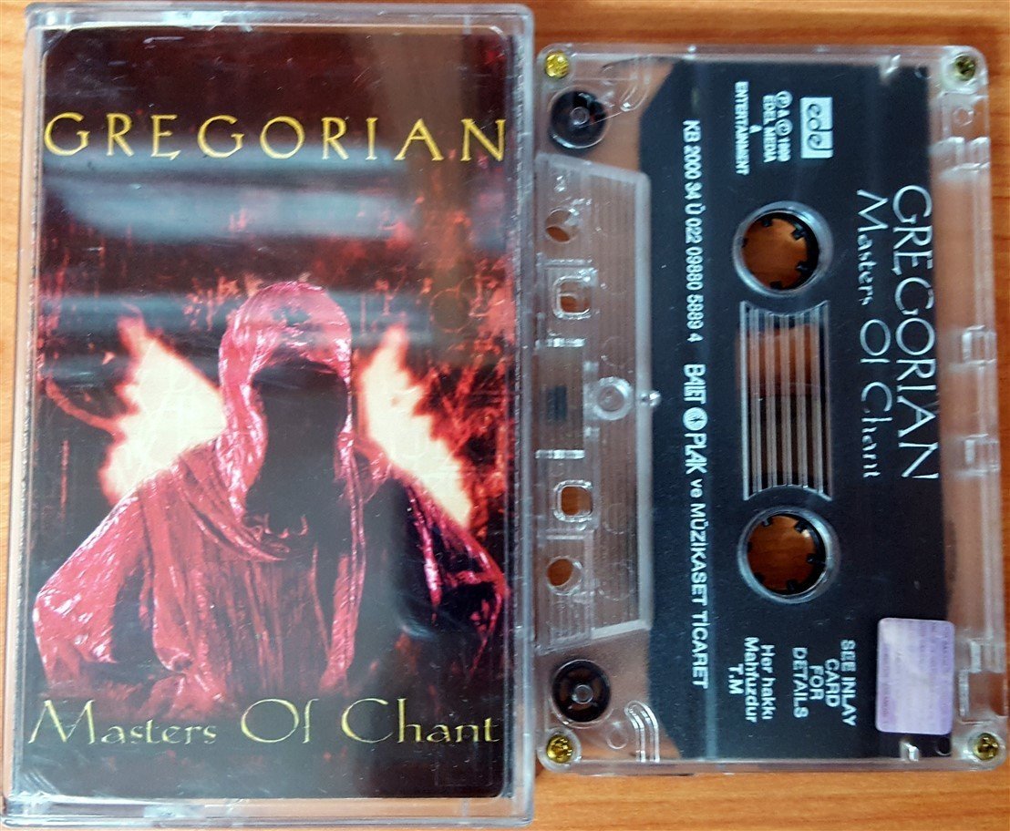 GREGORIAN - MASTERS OF CHANT (2000) BALET CASSETTE MADE IN TURKEY ''USED''