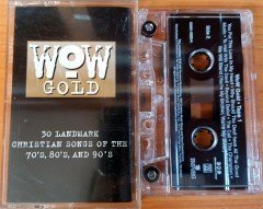 WOW GOLD - TAPE ONE [30 LANDMARK CHRISTIAN SONGS OF THE 70'S, 80'S AND 90'S] CASSETTE MADE IN USA ''USED''