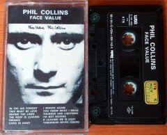 PHIL COLLINS - FACE VALUE (1990) MMY CASSETTE MADE IN TURKEY ''USED'' PAPER LABEL