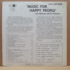 MUSIC FOR HAPPY PEOPLE / ALBIMOOR ORCHESTRA - LP 2.EL PLAK