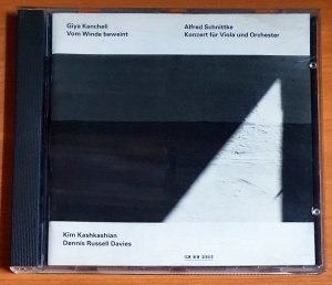 GIYA KANCHELI / VOM WINDE BEWEINT / ALFRED SCHNITTKE - KONZERT FUR VIOLA UND ORCHESTER (1992) - CD ECM NEW SERIES 2.EL