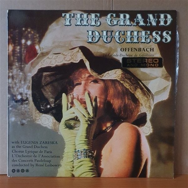 OFFENBACH: THE GRAND DUCHESS / EUGENIA ZARESKA, RENE LEIBOWITZ (1966) - LP 2.EL PLAK