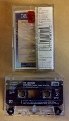 IAN ANDERSON DIVINITIES TWELVE DANCES WITH GOD CASSETTE MADE IN U.K TRANSPARENT, WHITE LETTERS,RED BANDEROLE FOR TURKEY ''USED''