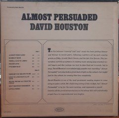 DAVID HOUSTON - ALMOST PERSUADED - PLAK 2.EL