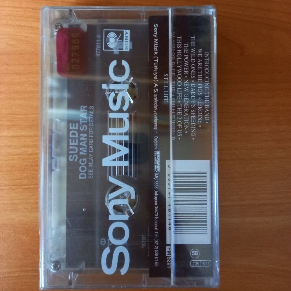 SUEDE - DOG MAN STAR (1994) - KASET SIFIR