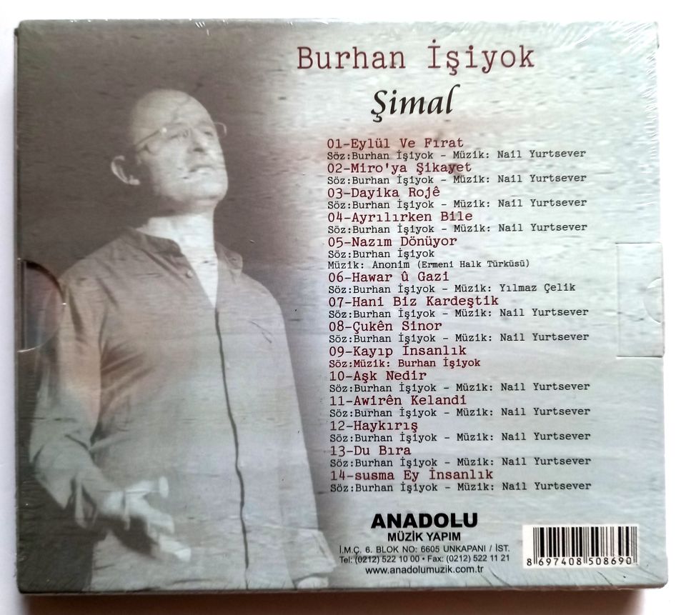 BURHAN İŞİYOK – ŞİMAL (2011) - CD SIFIR