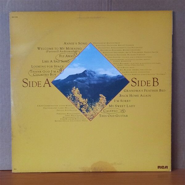 JOHN DENVER – JOHN DENVER'S GREATEST HITS VOLUME TWO - LP 2.EL PLAK