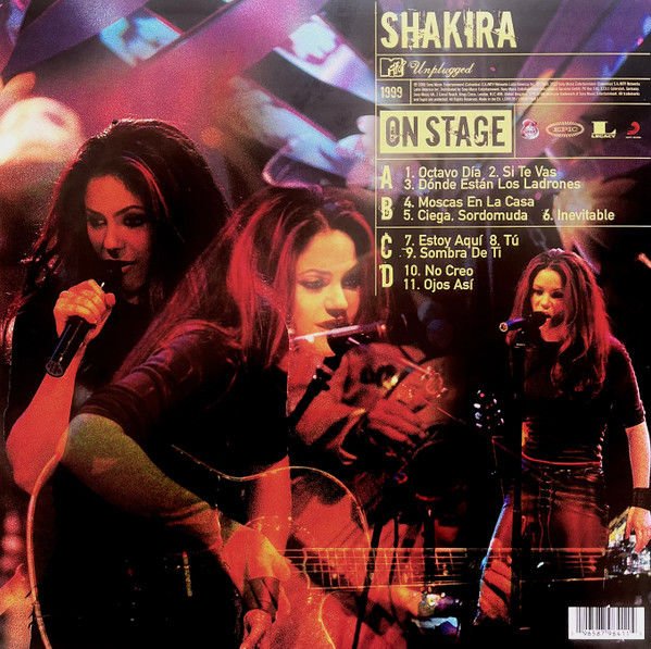 SHAKIRA - MTV UNPLUGGED (2000) 2xLP 2023 REISSUE SIFIR PLAK