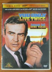 007 JAMES BOND YOU ONLY LIVE TWICE - İNSAN İKİ KERE YAŞAR - SEAN CONNERY - DVD 2.EL