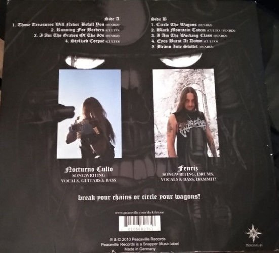 DARKTHRONE - CIRCLE THE WAGONS (2010) - LP BLACK METAL SIFIR PLAK