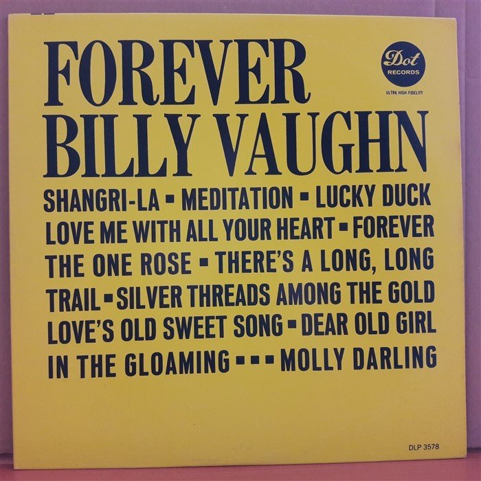 BILLY VAUGHN - FOREVER - LP 2.EL PLAK