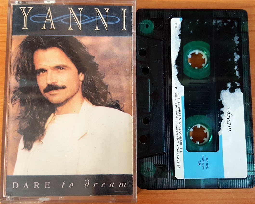 YANNI - DARE TO DREAM (1992) MMY CASSETTE MADE IN TURKEY ''USED'' PAPER LABEL