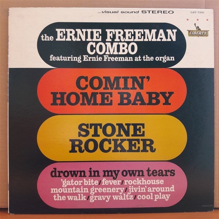 ERNIE FREEMAN COMBO - COMIN' HOME BABY STONE ROCKER (196) - LP 2.EL PLAK