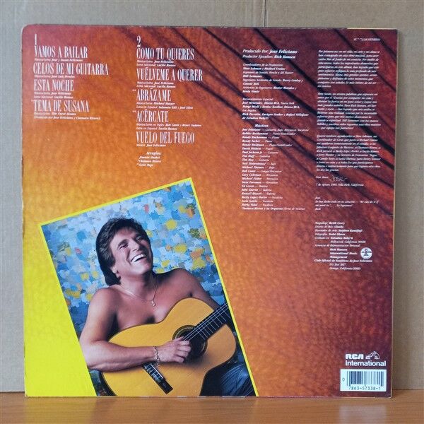 JOSÉ FELICIANO – COMO TU QUIERES (1984) - LP 2.EL PLAK