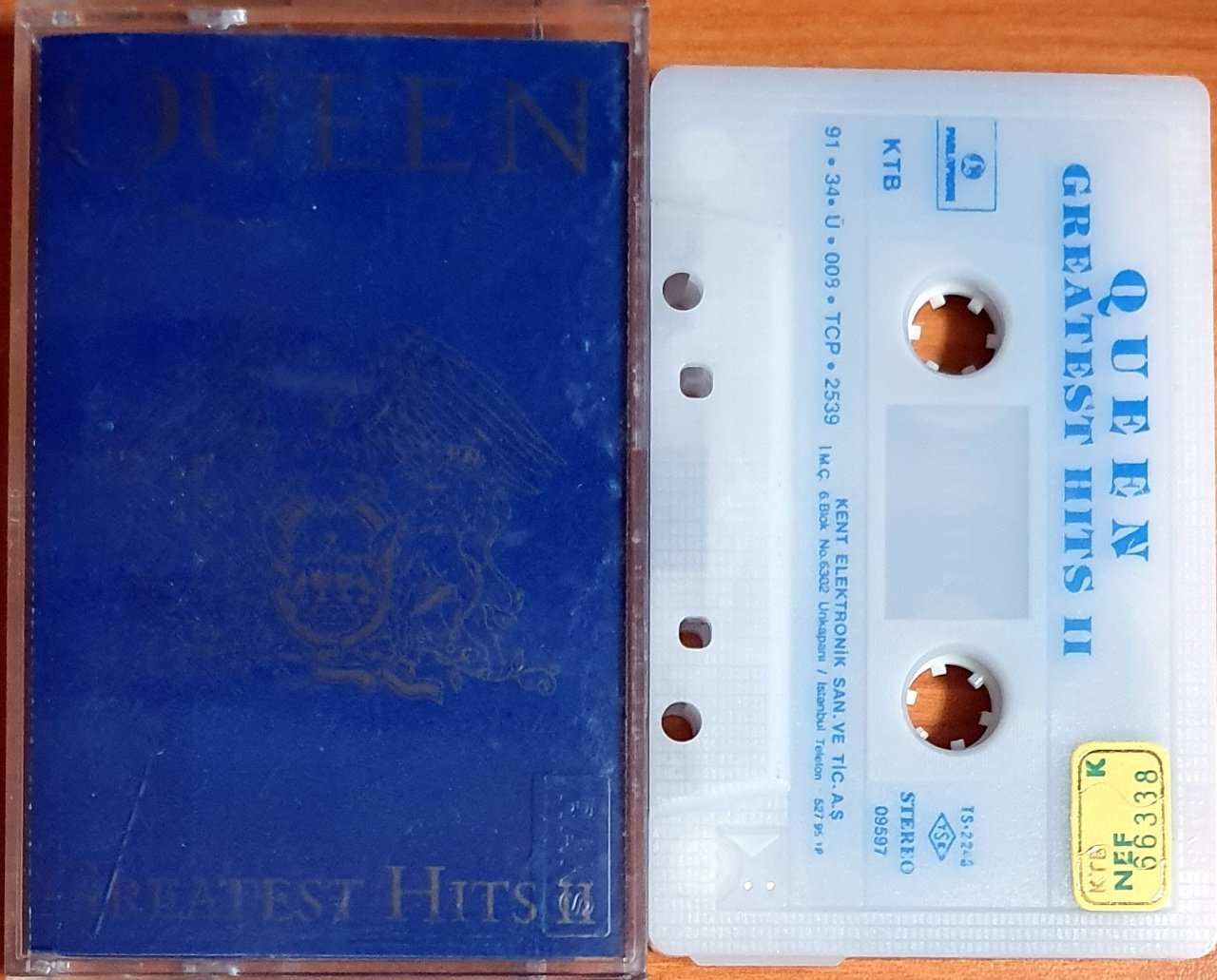 QUEEN - GREATEST HITS II (1991) - KASET KENT 2.EL