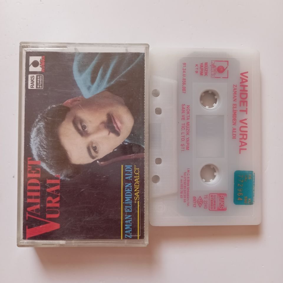 VAHDET VURAL - ZAMAN ELİMDEN ALDI / SANDALCI (1991) - KASET 2.EL