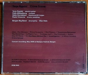 TERJE RYPDAL - CRIME SCENE (2010) - CD ECM RECORDS 2.EL