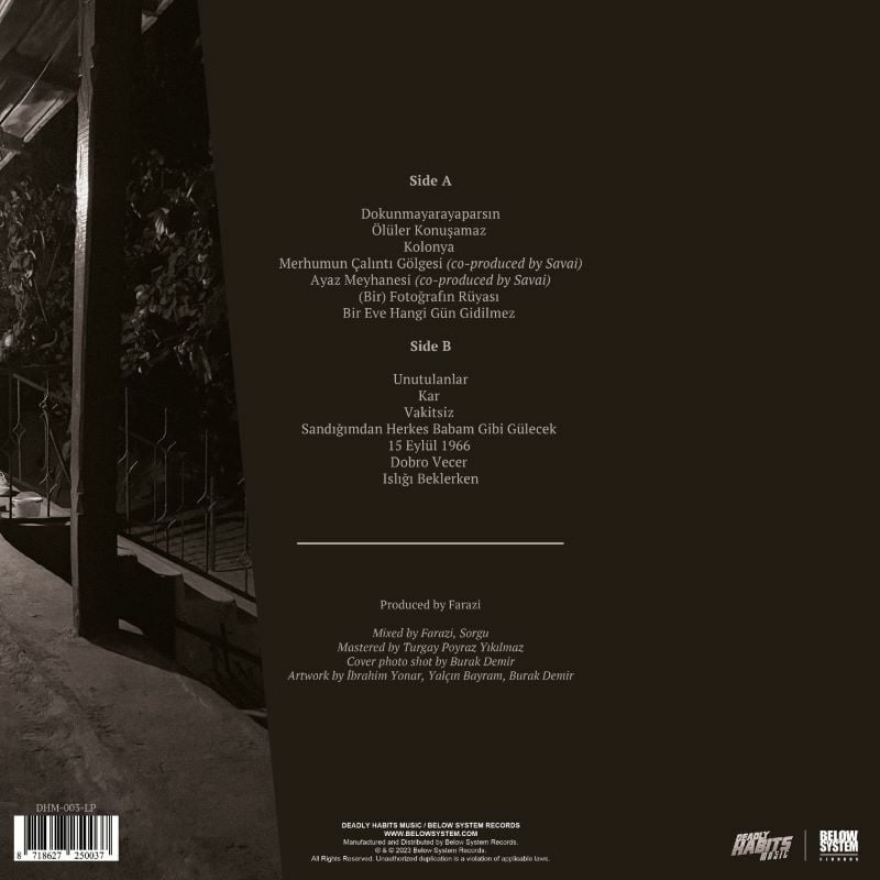 FARAZİ - HAYALET ISLIĞI (2013) / INSTRUMENTALS - LP HIP HOP 2023 10TH YEAR EDITION SIFIR PLAK